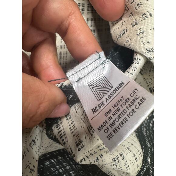 Rosie Assoulin Checked Cotton Midi Dress Dark Green Plaid A-Line Fit Flare 8 - Picture 11 of 14